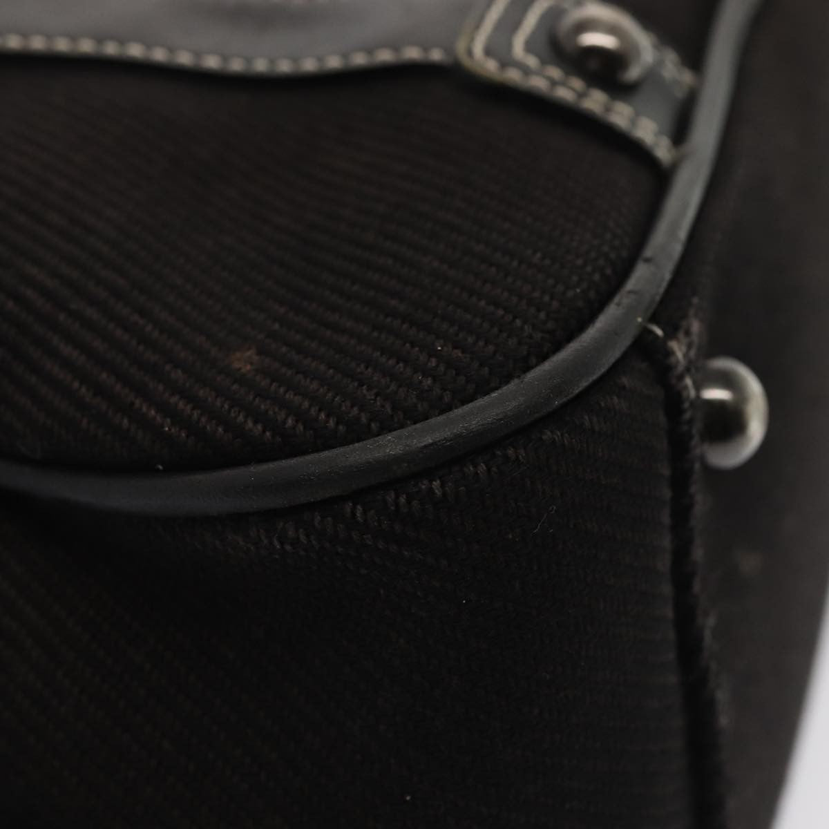 Burberry Nova Check Bowling Bag Canvas, BLACK, CANVAS, Travel bag