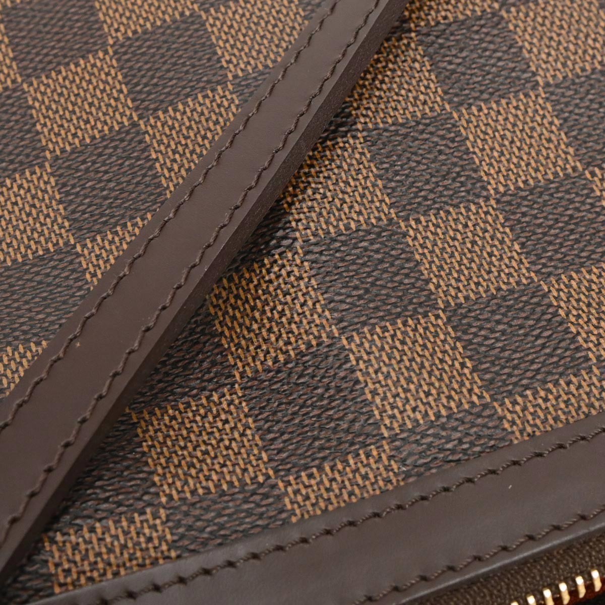 Louis Vuitton Illovo Handbag Damier, BROWN, CANVAS, Handbag