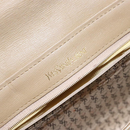 Saint Laurent Vintage Clutch PVC, BEIGE, PVC, Clutche & pouche