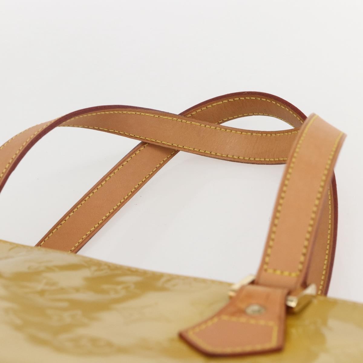 Louis Vuitton Houston Handbag Monogram Vernis, BEIGE, PATENT_LEATHER, Handbag