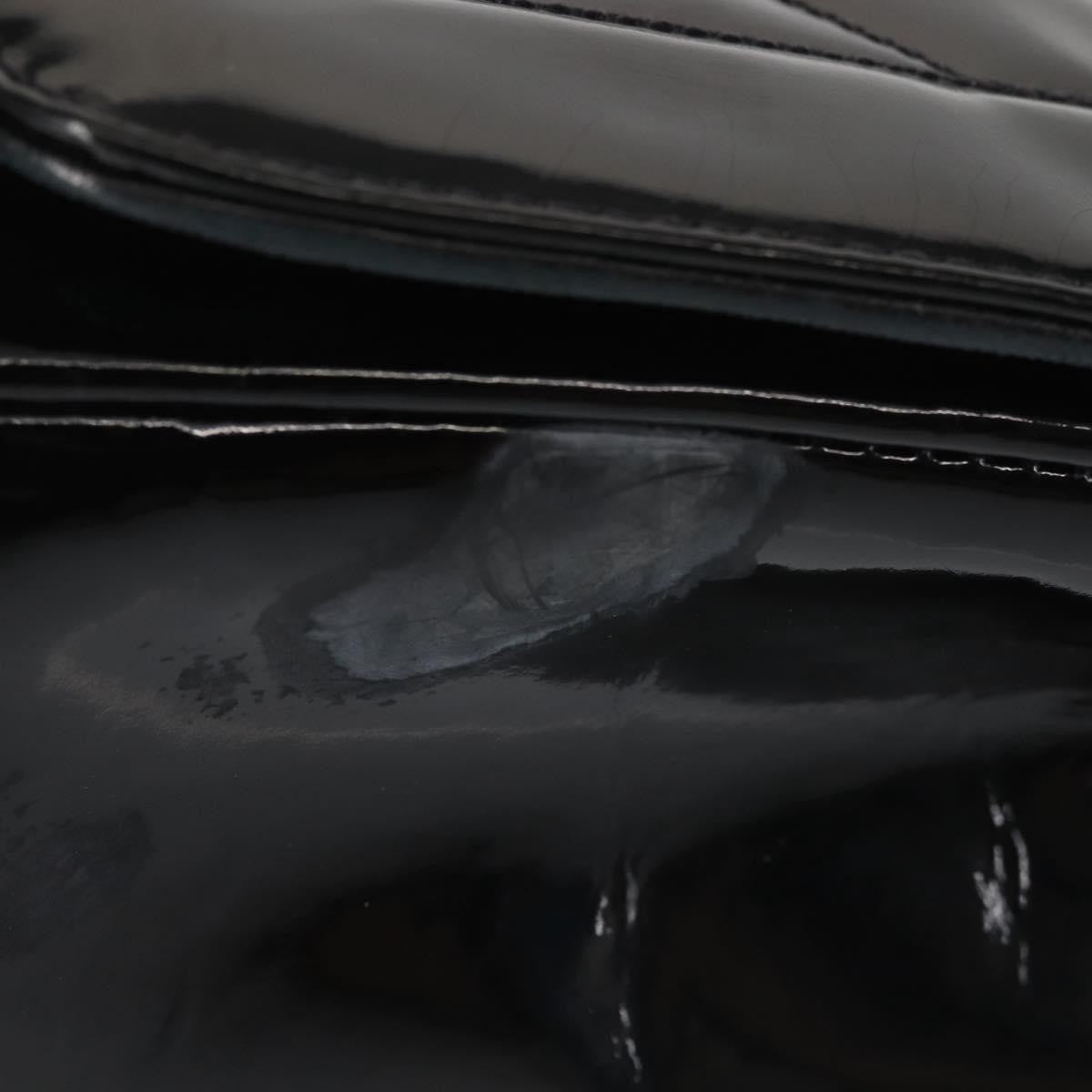 Chanel Vintage Diana Flap Bag Quilted Patent, BLACK, PATENT_LEATHER, Shoulder bag