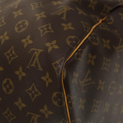 Louis Vuitton Keepall Bag Monogram Canvas, BROWN, CANVAS, Travel bag