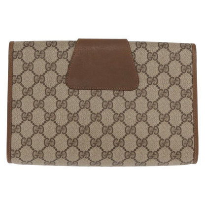 Gucci Vintage old clutch Canvas, BEIGE, PVC, Clutche & pouche