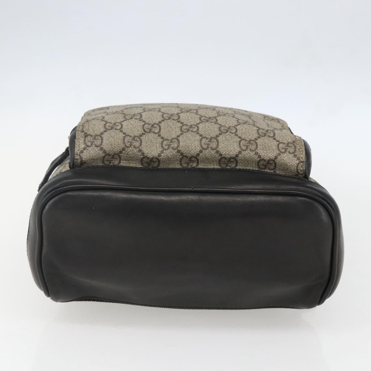 Gucci Zip Pocket Backpack Embellished GG Coated Canvas, BEIGE, PVC, Backpack