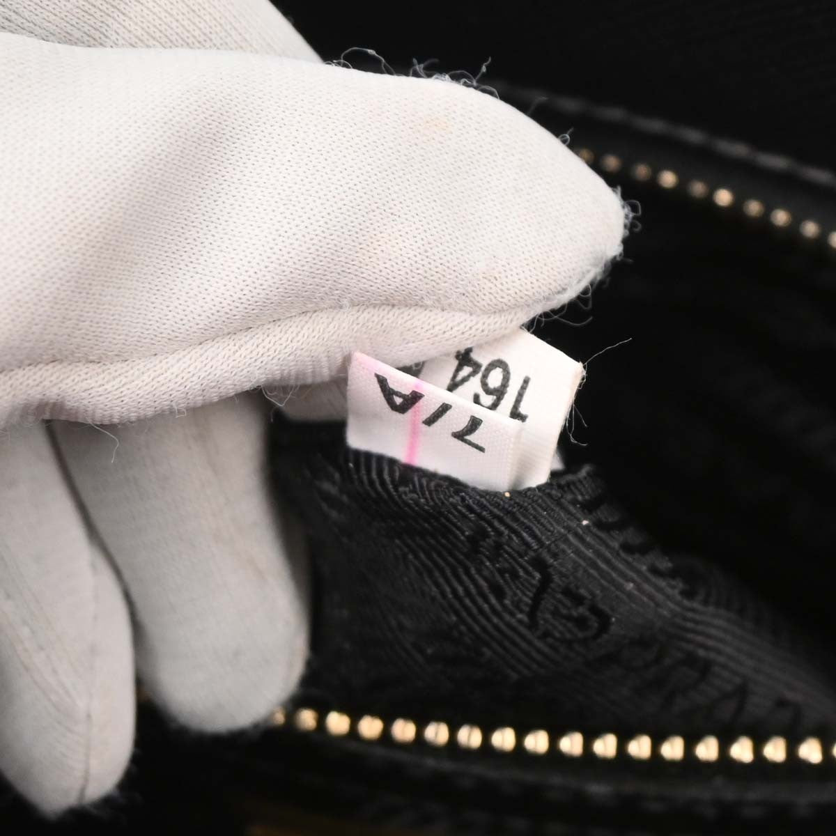 Prada Galleria Double Zip Tote Saffiano Leather, BLACK, LEATHER, Tote bag