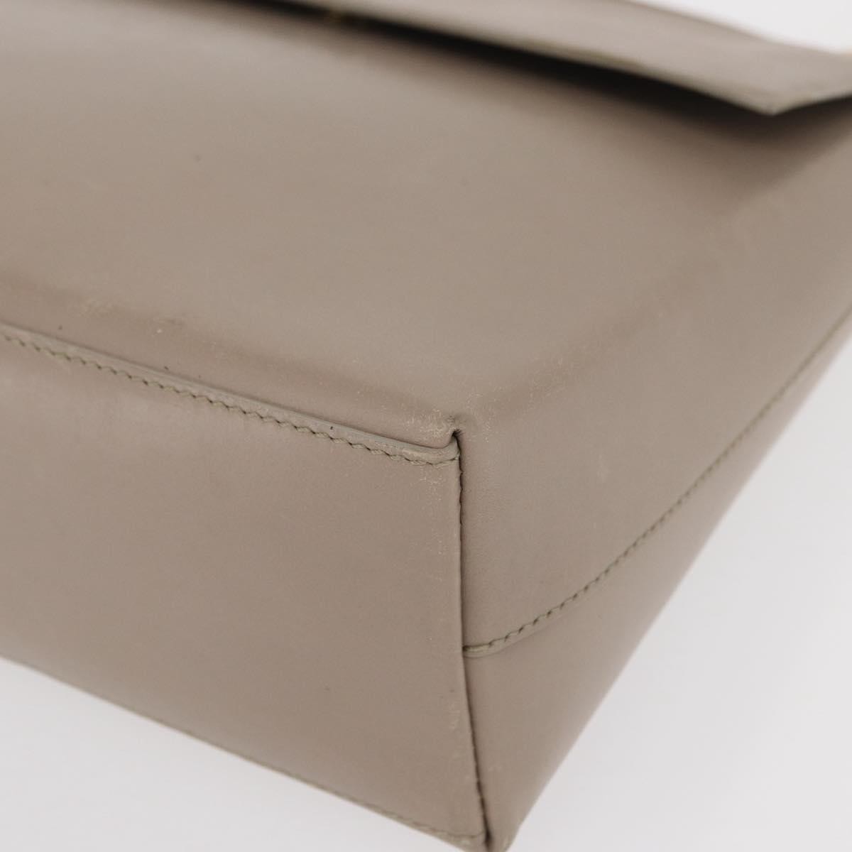 Gucci Vintage Bamboo Handle Bag Leather, BEIGE, LEATHER, Handbag