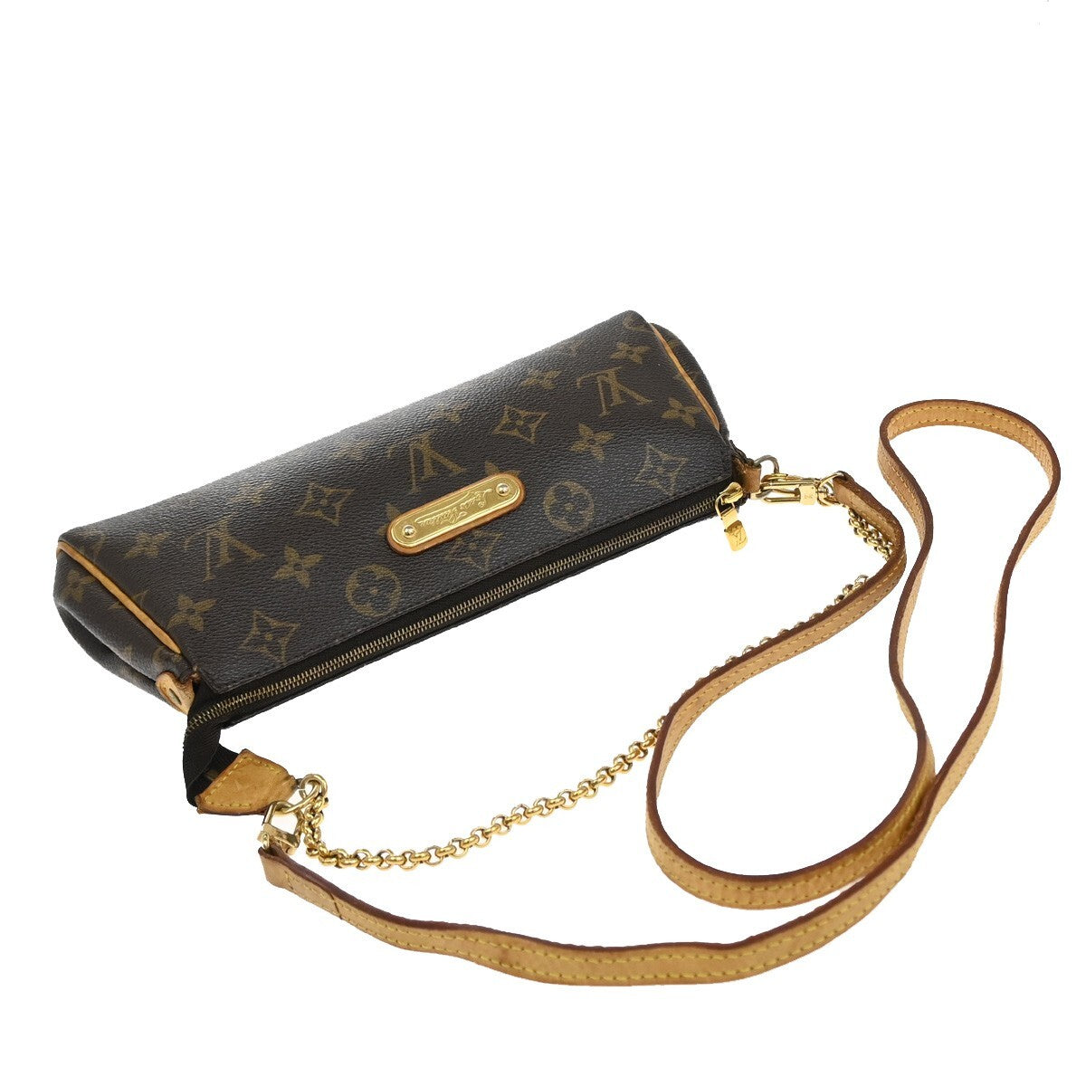 Louis Vuitton Eva Handbag Monogram Canvas, BROWN, CANVAS, Handbag