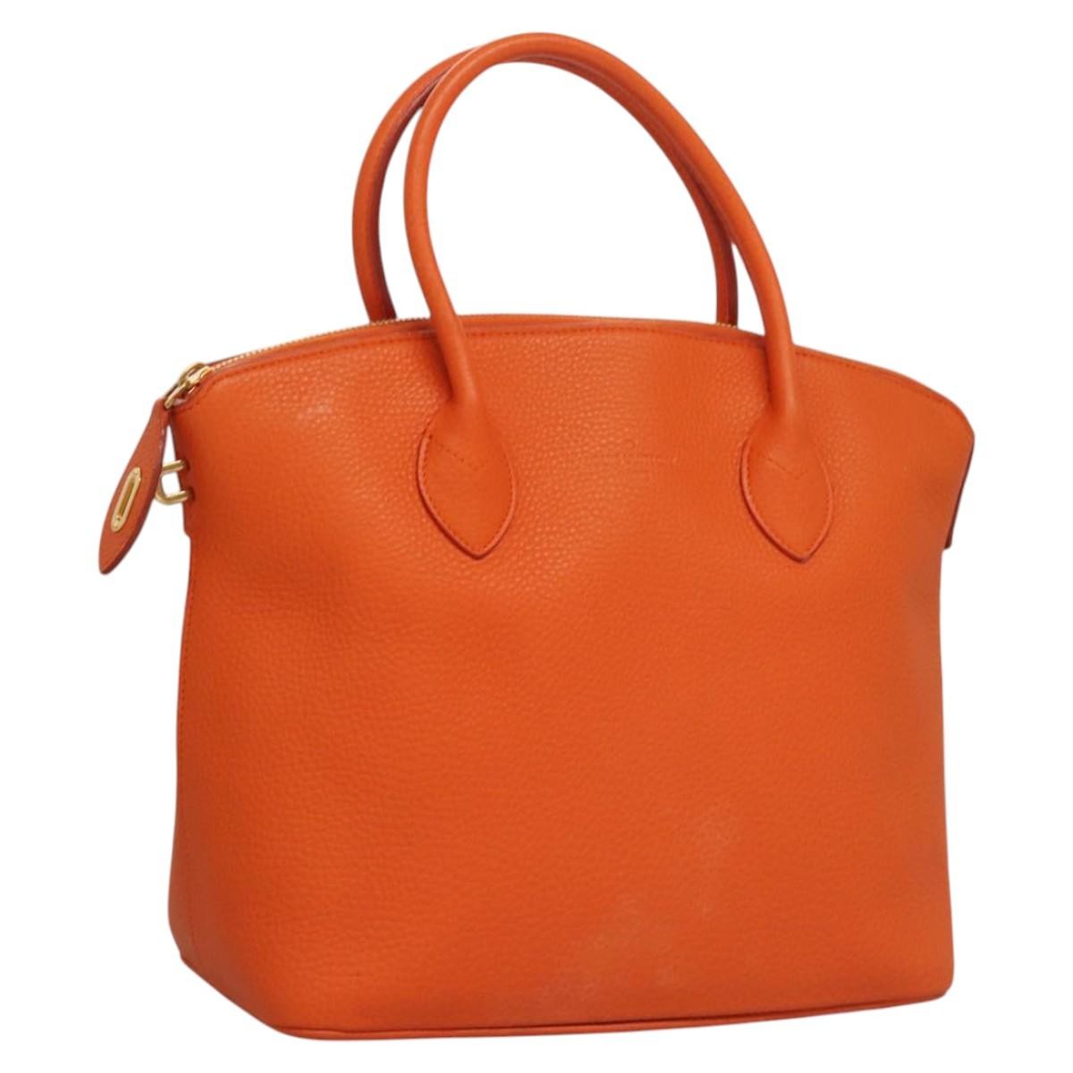 Louis Vuitton Suhali Lockit Handbag Leather, ORANGE, LEATHER, Handbag