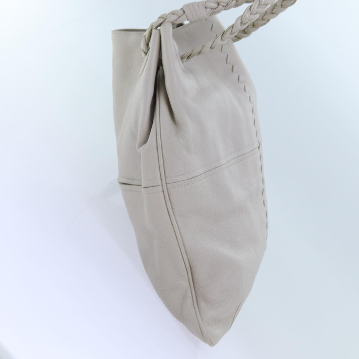 Bottega Veneta Julie Tote Leather, WHITE, LEATHER, Tote bag