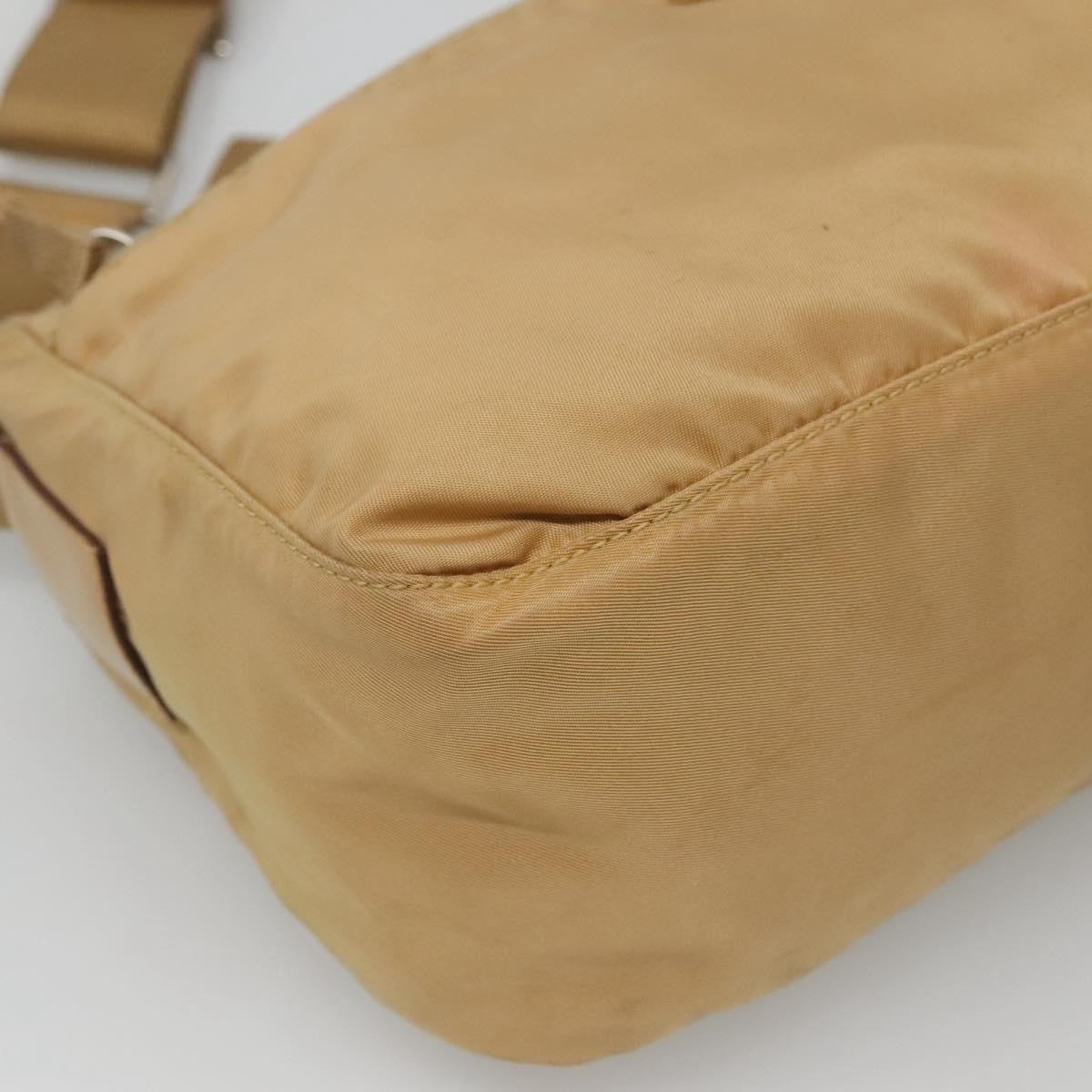 Prada Vintage Shoulder Bag Tessuto, BEIGE, NYLON, Shoulder bag