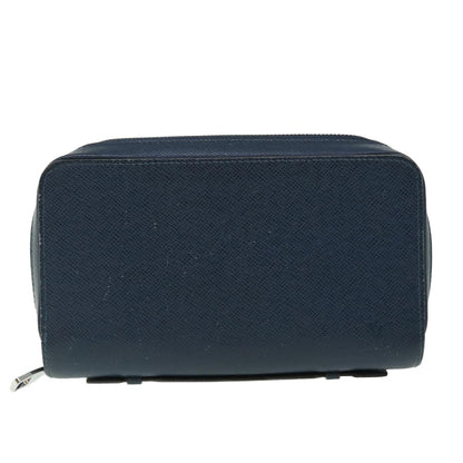 Louis Vuitton Zippy XL Taiga Leather, Navy, Leather, Wallet