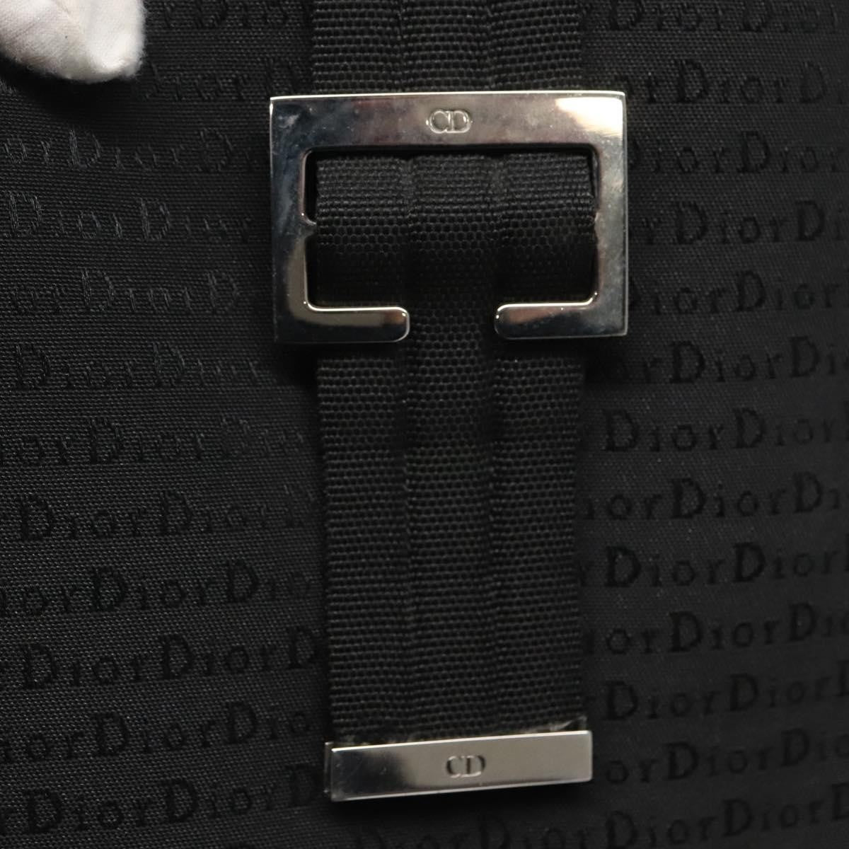 Christian Dior Vintage Tote Canvas, BLACK, CANVAS, Tote bag