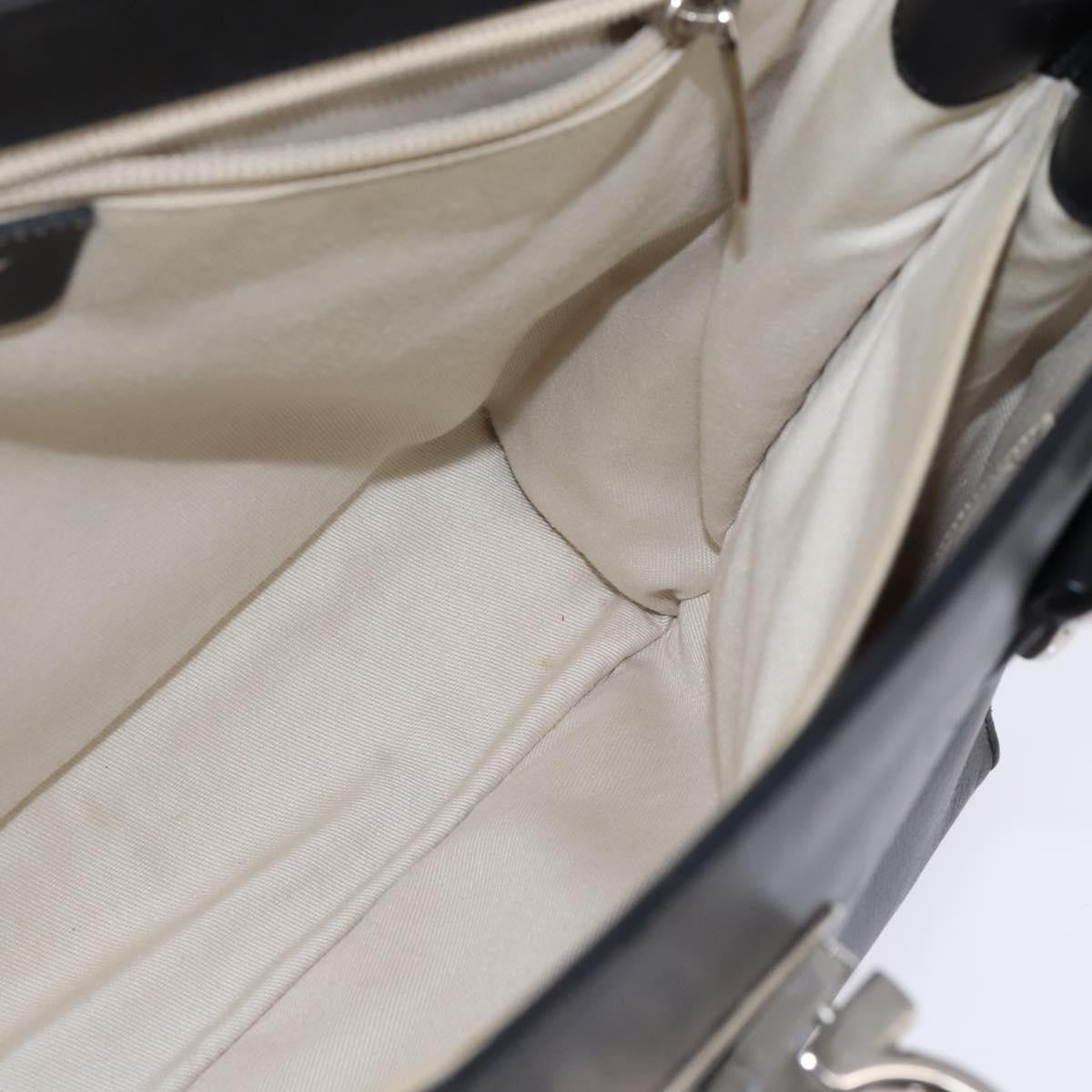 Salvatore Ferragamo Virna Satchel Leather, BLACK, LEATHER, Handbag