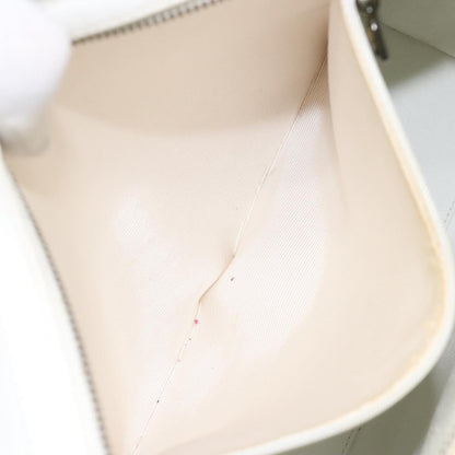 Chanel Vintage CC Lock Tote Caviar, WHITE, LEATHER, Shoulder bag