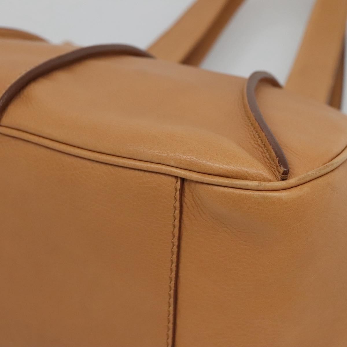 Celine Handbag Leather, BEIGE, LEATHER, Handbag