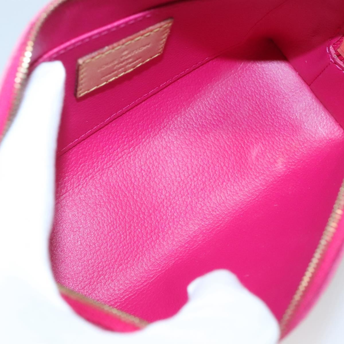 Louis Vuitton Cosmetic Case Limited Edition Monogram Vernis Ikat, PINK, PATENT_LEATHER, Toiletry Case