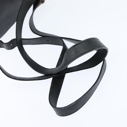 Gucci Vintage Bamboo Backpack Leather, BLACK, LEATHER, Backpack