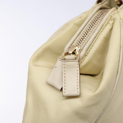 Prada Vintage Handbag Tessuto, BEIGE, NYLON, Handbag
