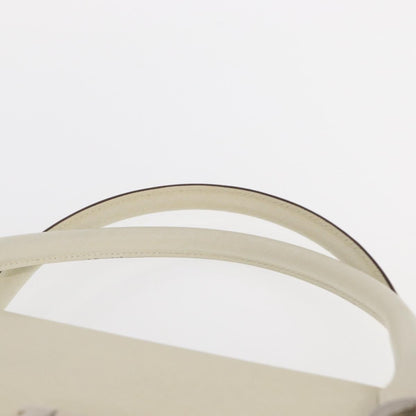 Salvatore Ferragamo Gancini Shoulder Bag Leather, WHITE, LEATHER, Shoulder bag