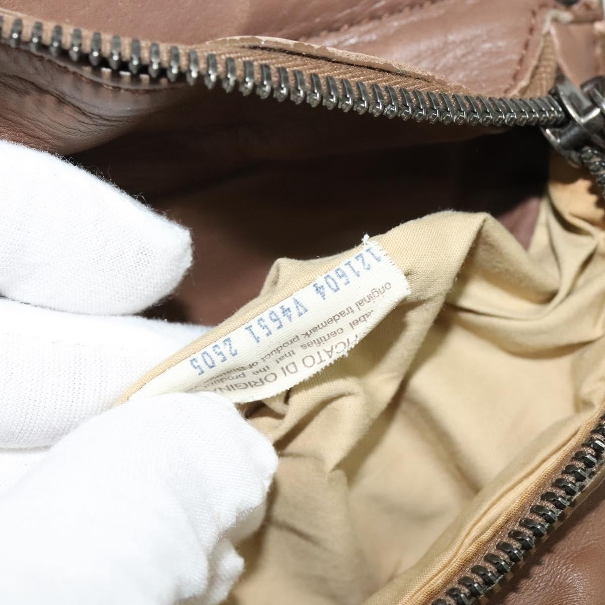 Bottega Veneta Zip Pocket Waist Bag Leather with Intrecciato, BROWN, LEATHER, Clutche & pouche