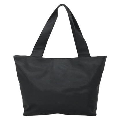 Salvatore Ferragamo Gancini Tote Nylon, BLACK, NYLON, Tote bag