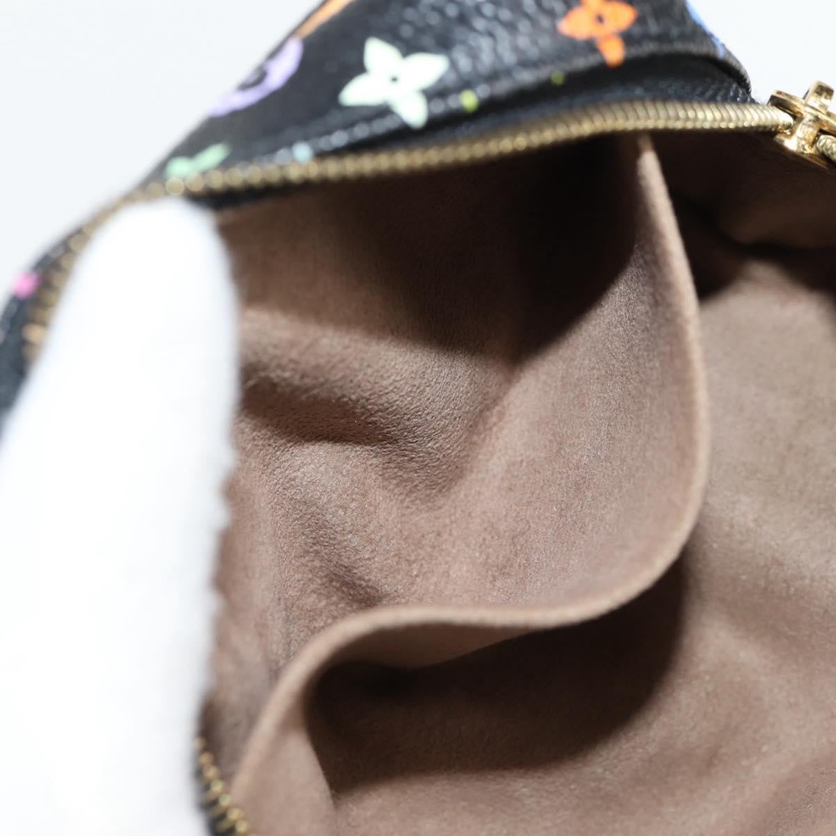 Louis Vuitton Wapity Trousse Pouch Monogram Multicolor, BLACK, CANVAS, Clutche & pouche