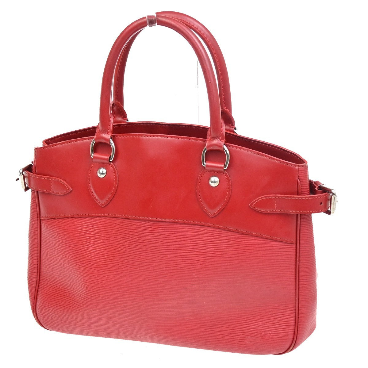 Louis Vuitton Passy Tote Epi Leather, RED, LEATHER, Tote bag