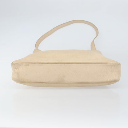 Hermes Massai Bag Leather, BEIGE, LEATHER, Shoulder bag