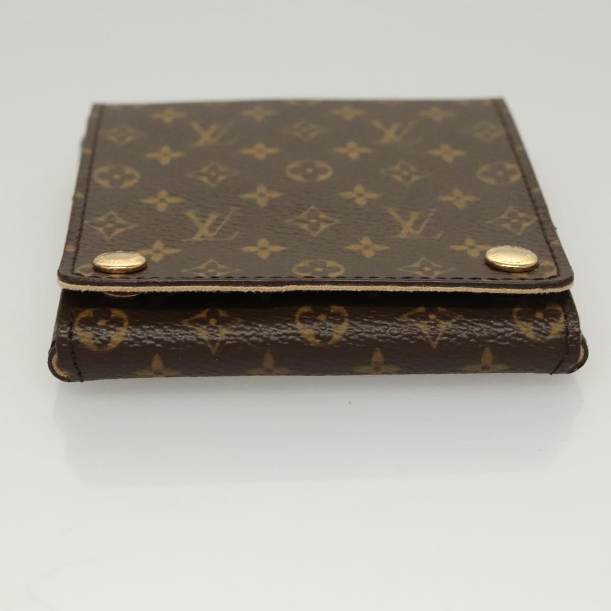 Louis Vuitton CASE JEWELRY BOX Canvas, BROWN, CANVAS, Wallets