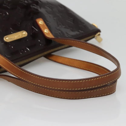 Louis Vuitton Bellevue Handbag Monogram Vernis, BURGUNDY, PATENT_LEATHER, Tote bag
