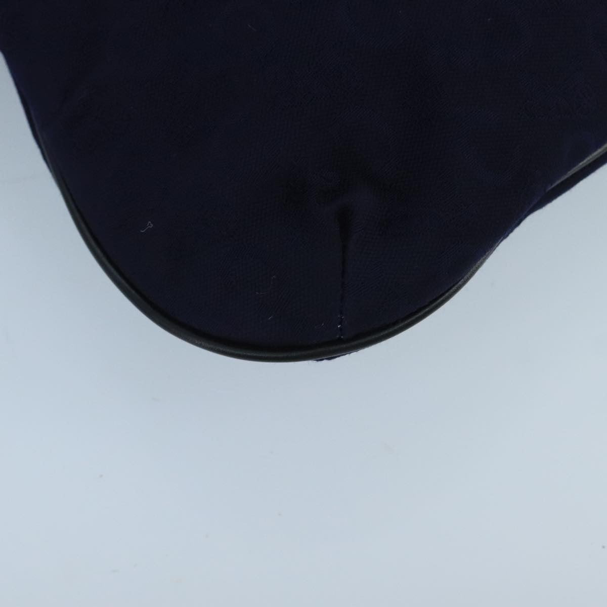 Celine C Macadam Handbag Canvas, NAVY, CANVAS, Handbag