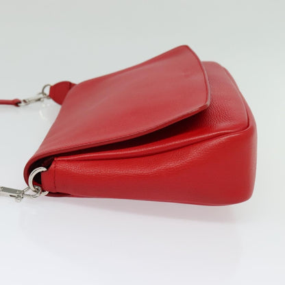 Louis Vuitton Essential Cuir Boheme Handbag Leather, Red, Leather, Shoulder Bag