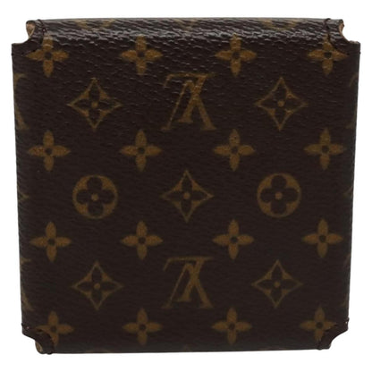 Louis Vuitton CASE JEWELRY BOX Canvas, BROWN, CANVAS, Wallets