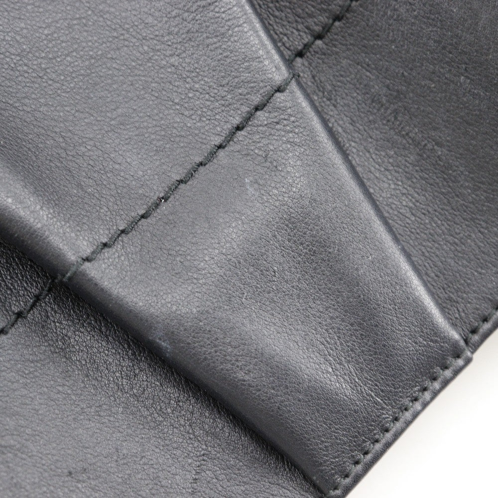 Salvatore Ferragamo W Chain Tote Leather, BLACK, LEATHER, Tote bag