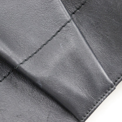 Salvatore Ferragamo W Chain Tote Leather, BLACK, LEATHER, Tote bag