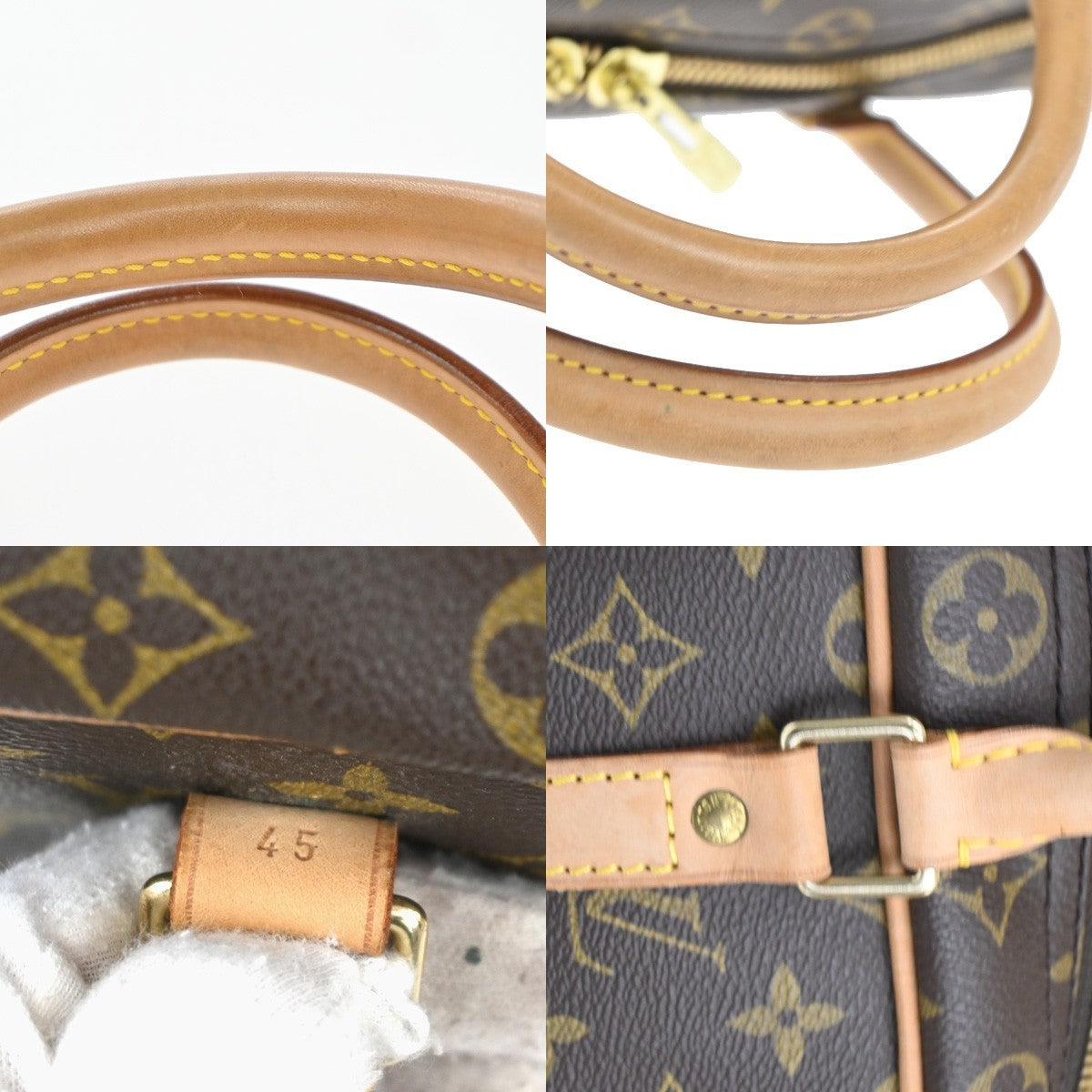 Louis Vuitton Sirius Handbag Monogram Canvas, BROWN, CANVAS, Travel bag