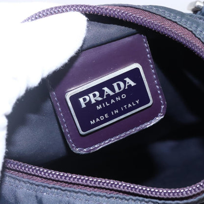 Prada Front Pocket Messenger Bag Tessuto, PURPLE, NYLON, Shoulder bag