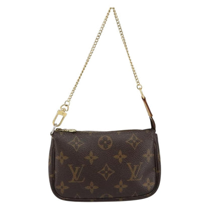 Louis Vuitton Pochette Accessoires Monogram Canvas, BROWN, CANVAS, Clutche & pouche