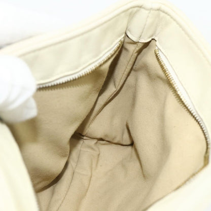 Bottega Veneta Intrecciato Clutch bag Leather, White, Leather, Clutch