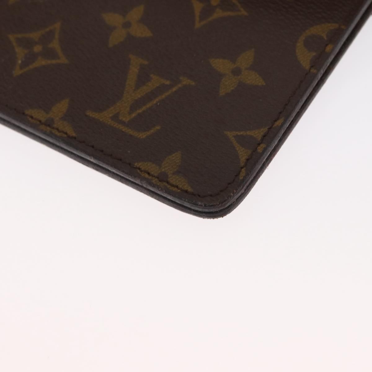 Louis Vuitton Double Rabat Handbag Monogram Canvas, BROWN, CANVAS, Shoulder bag