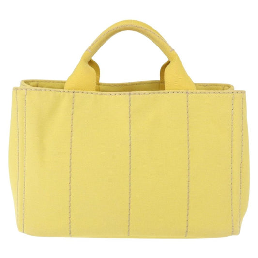 Prada Canapa Convertible Tote Canvas, Gold, Canvas, Tote Bag