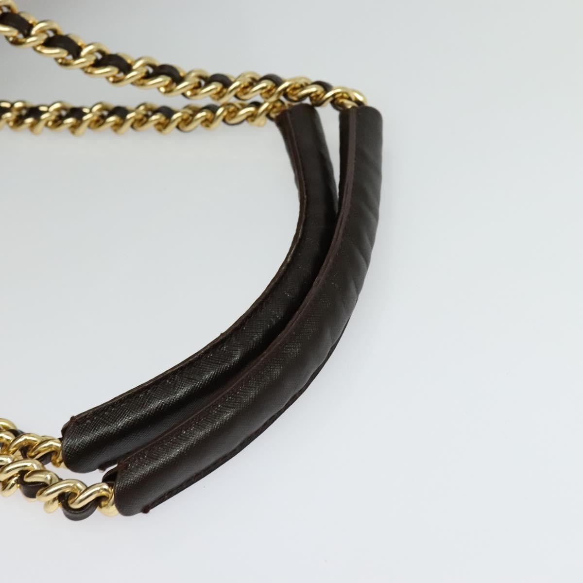 Prada Boston Bag Quilted tessuto, BROWN, NYLON, Travel bag