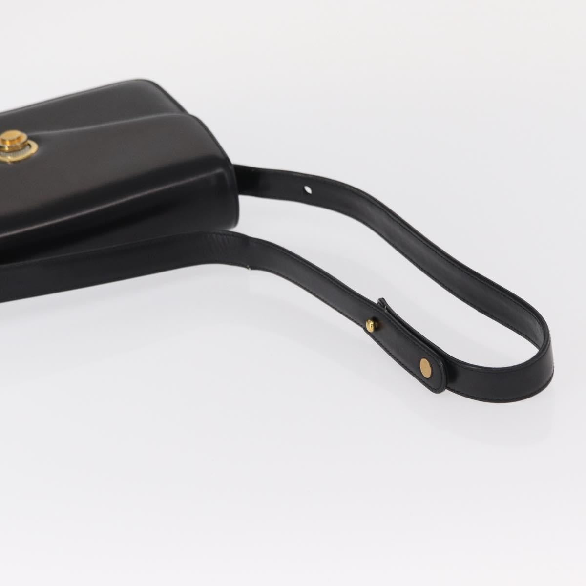 Gucci Vintage Shoulder Bag Leather, BLACK, LEATHER, Shoulder bag