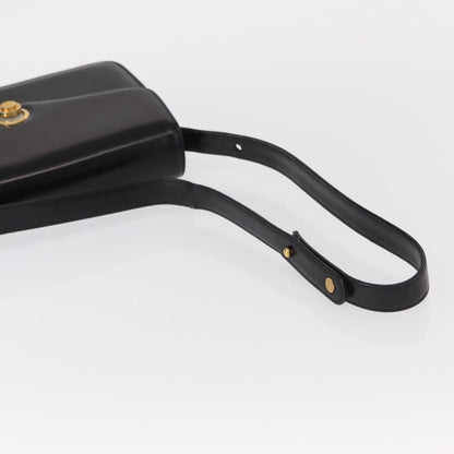 Gucci Vintage Shoulder Bag Leather, BLACK, LEATHER, Shoulder bag