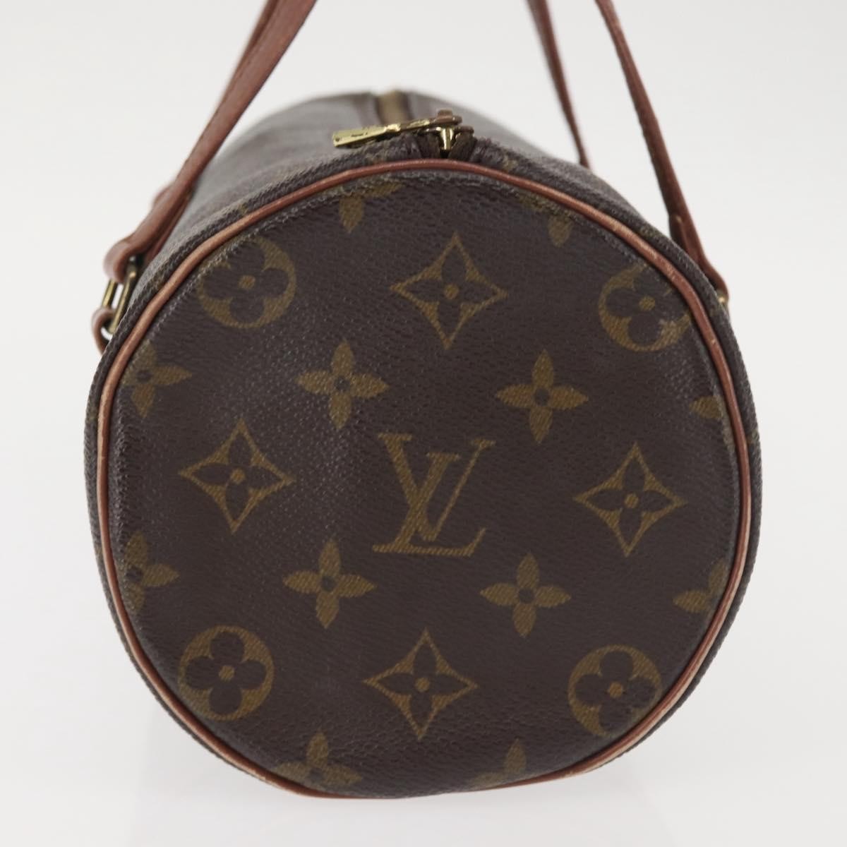 Louis Vuitton Papillon Handbag Monogram Canvas, BROWN, CANVAS, Handbag
