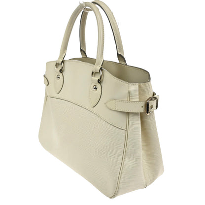 Louis Vuitton Passy Tote Epi Leather, ECRU, LEATHER, Handbag