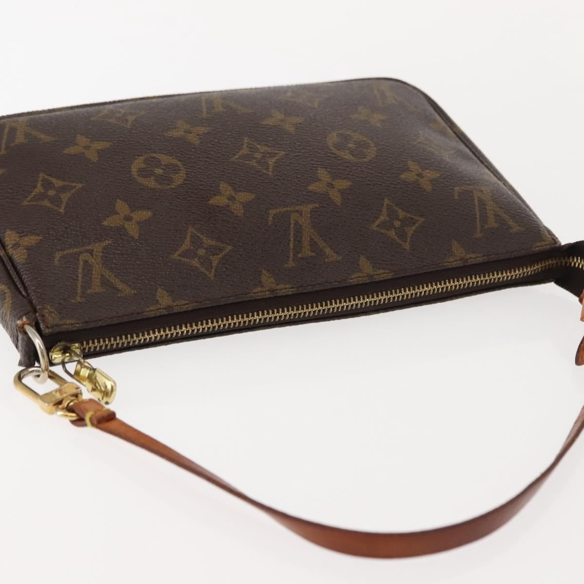 Louis Vuitton Pochette Accessoires NM Monogram Canvas, BROWN, CANVAS, Clutche & pouche
