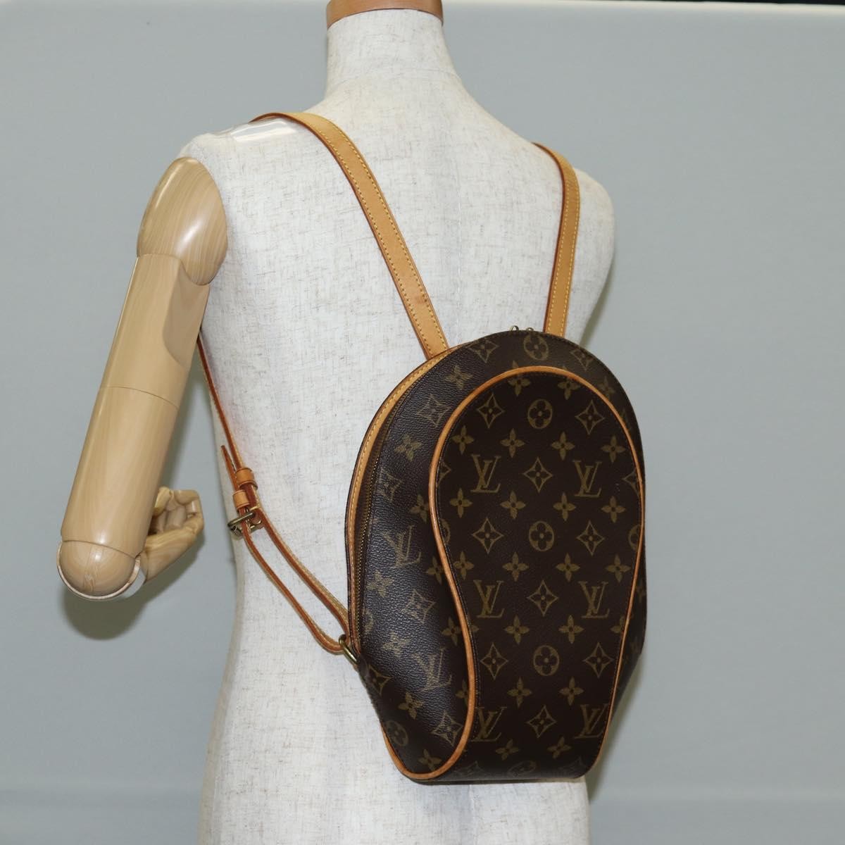Louis Vuitton Ellipse Backpack Monogram Canvas, BROWN, CANVAS, Backpack