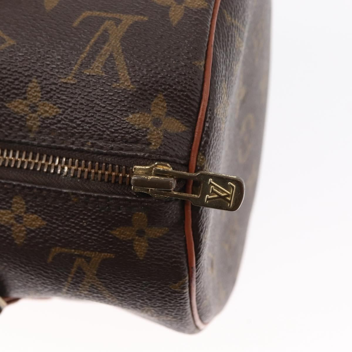 Louis Vuitton Papillon Handbag Monogram Canvas, BROWN, CANVAS, Handbag