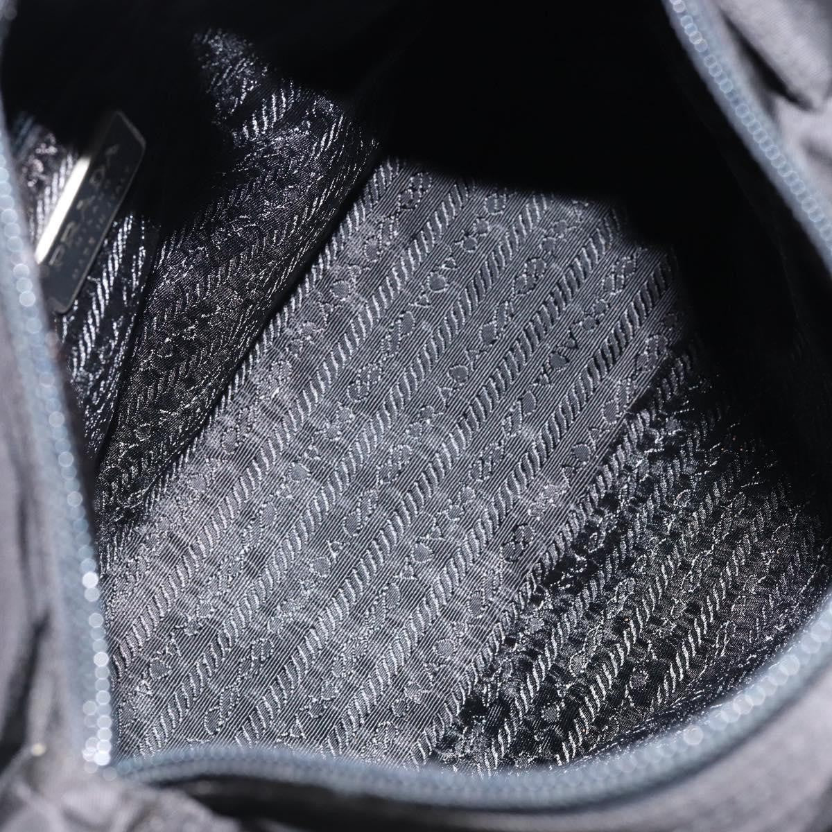 Prada Vintage Zip Tote Tessuto, BLACK, NYLON, Tote bag